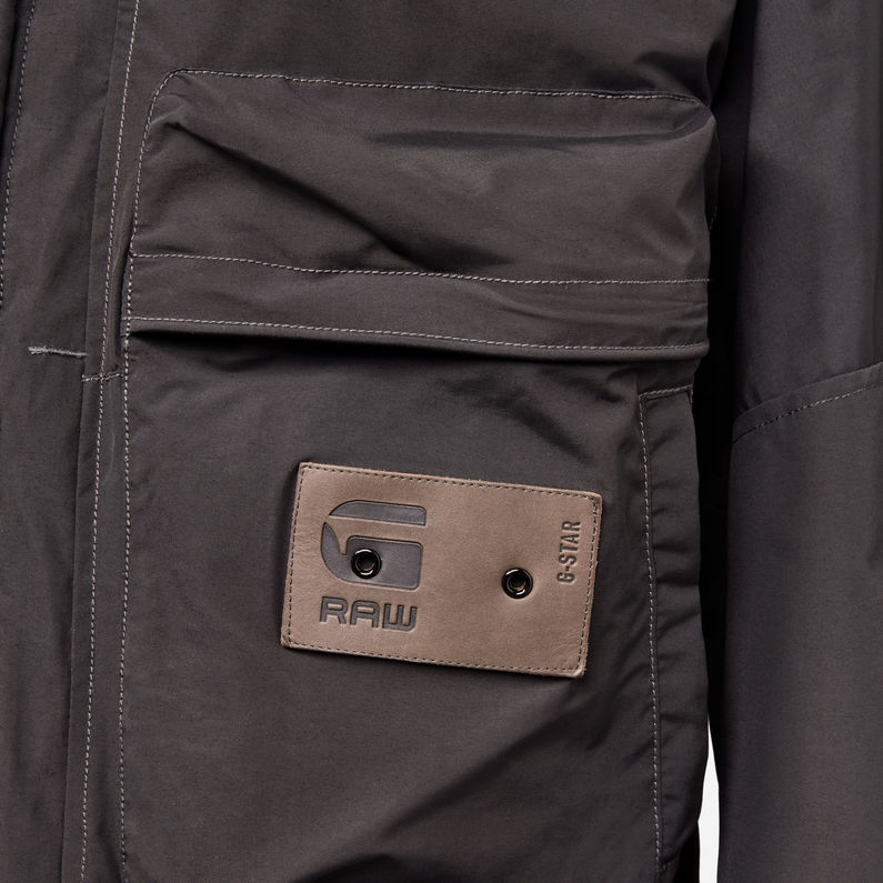 G-STAR® E Jacke Schwarz detail shot