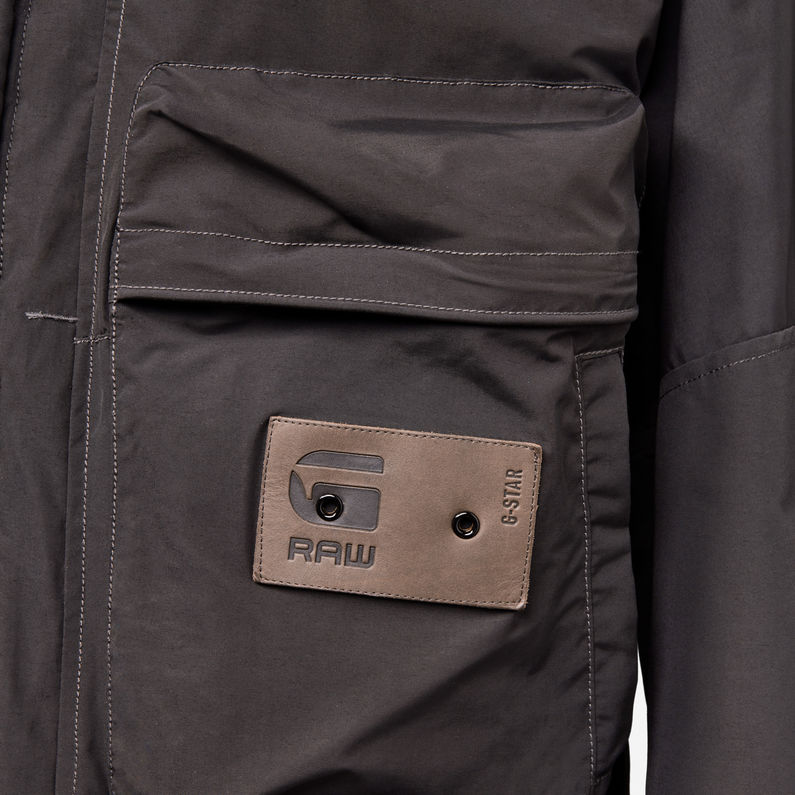 G-Star RAW® Chaqueta E-Jacket Negro detail shot