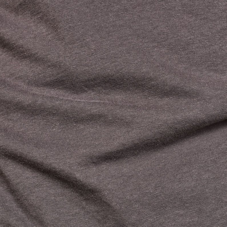 G-Star RAW® Flag Text GR Slim T-Shirt Grijs fabric shot