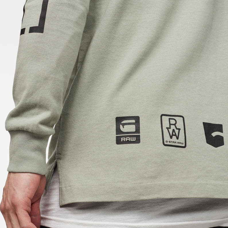 G-Star RAW® T-shirt Multi Arm GR Shield Vert detail shot