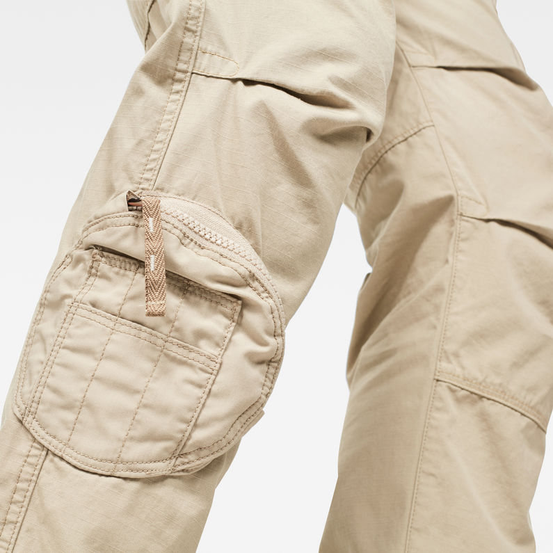 G-Star RAW® Pantalon Arris Straight Tapered Beige detail shot