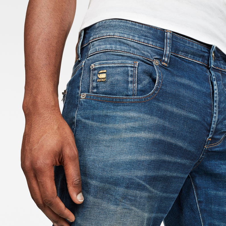 G-STAR® Radar Zip Straight Tapered Jeans Midden blauw