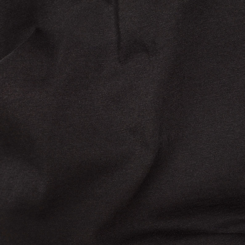 G-Star RAW® Gyre Knot Top Zwart fabric shot