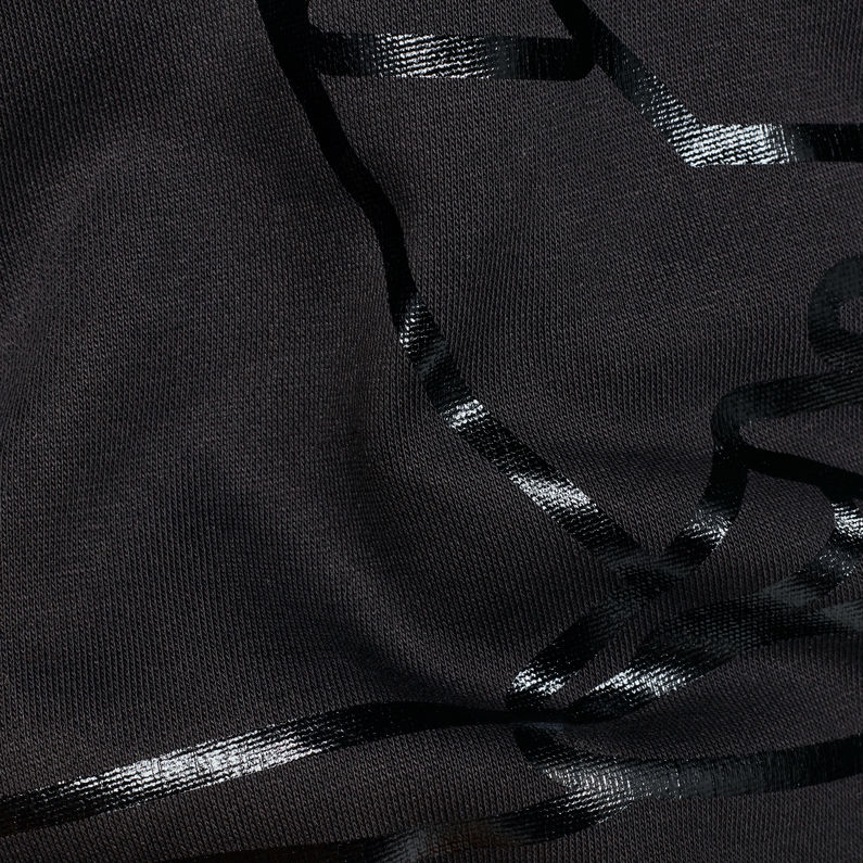G-Star RAW® Pull Line Art Allover Xzyph Noir fabric shot