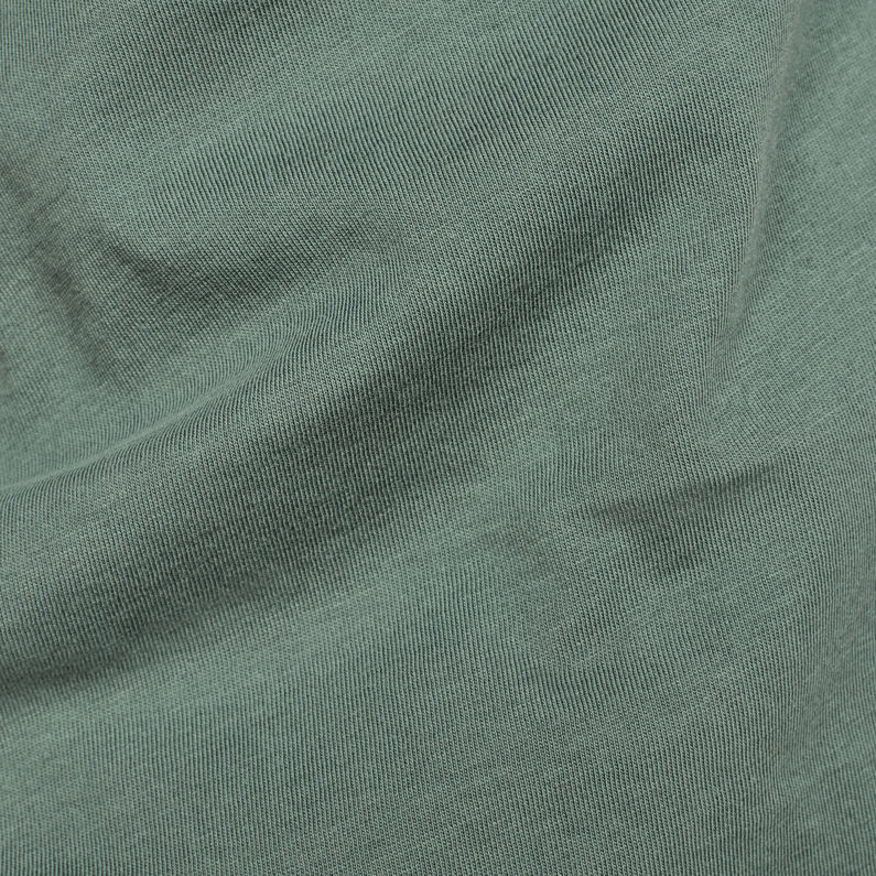 G-Star RAW® T-shirt Text GR Slim Vert fabric shot