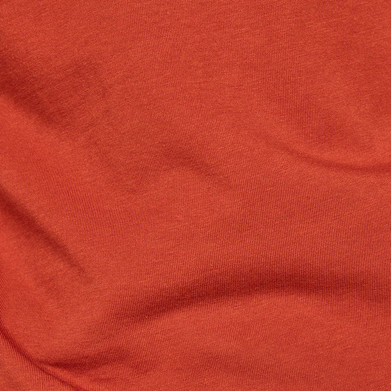 G-Star RAW® Camiseta Text GR Slim Naranja