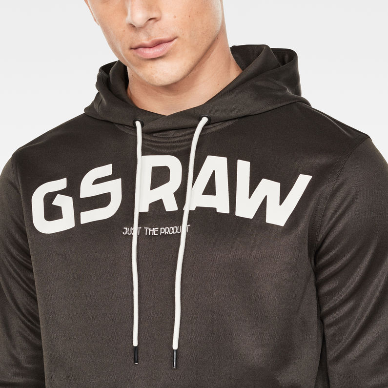 G-Star RAW® Sweat à capuche Gsraw GR Gris detail shot