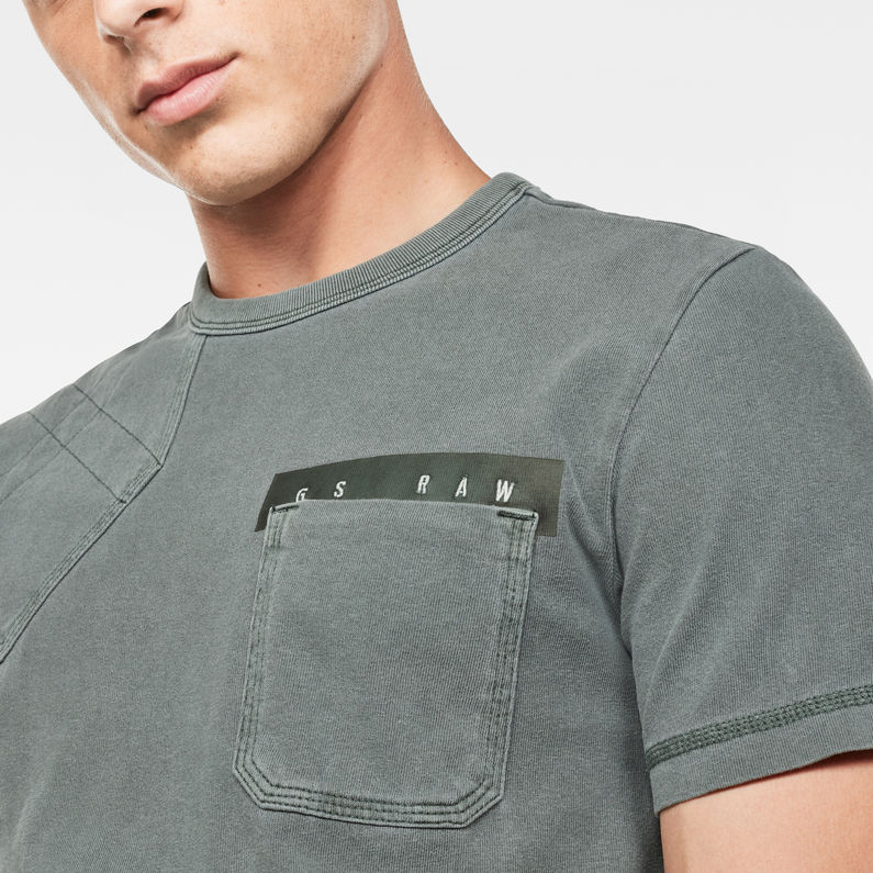 G-Star RAW® T-shirt Hunting Patch Vert detail shot