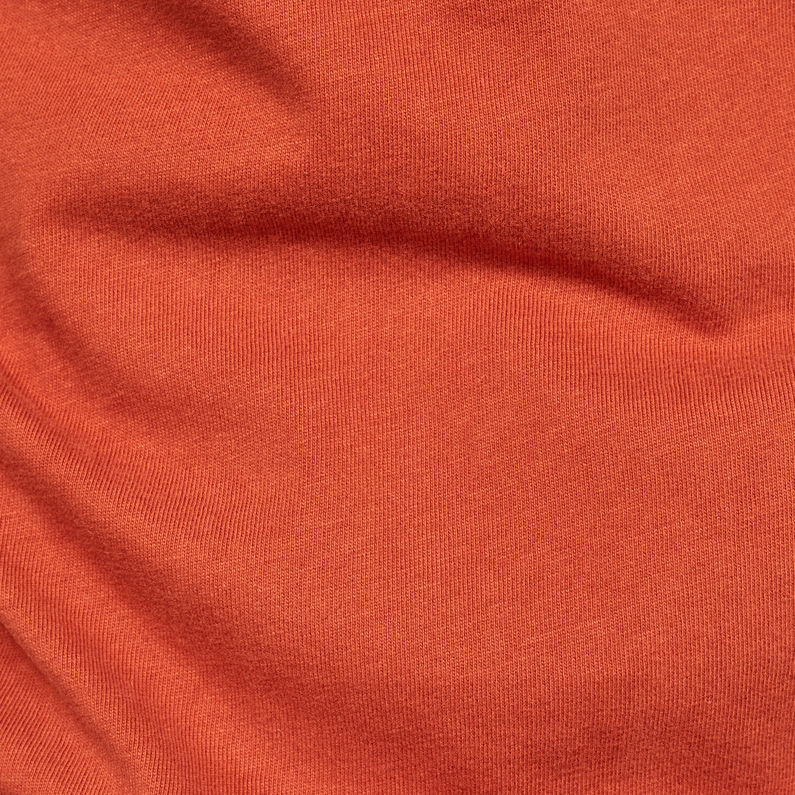 G-Star RAW® Wavy Logo Originals T-Shirt Orange fabric shot