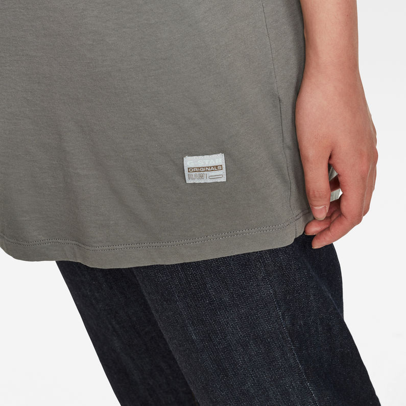 G-Star RAW® Lash Fem Loose T-Shirt Grey detail shot