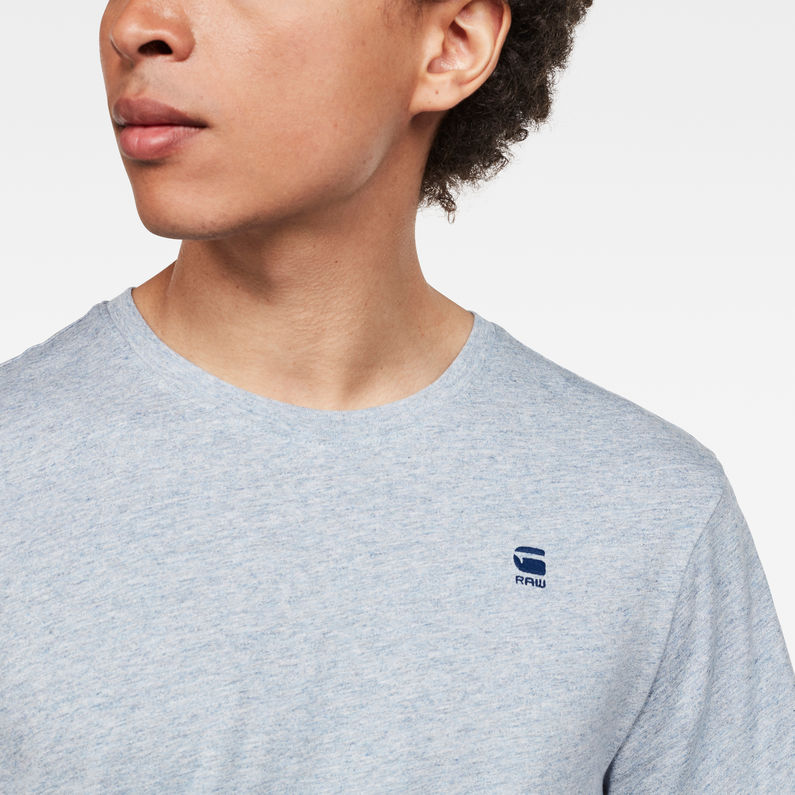 G-Star RAW® Base-S T-Shirt Mittelblau detail shot