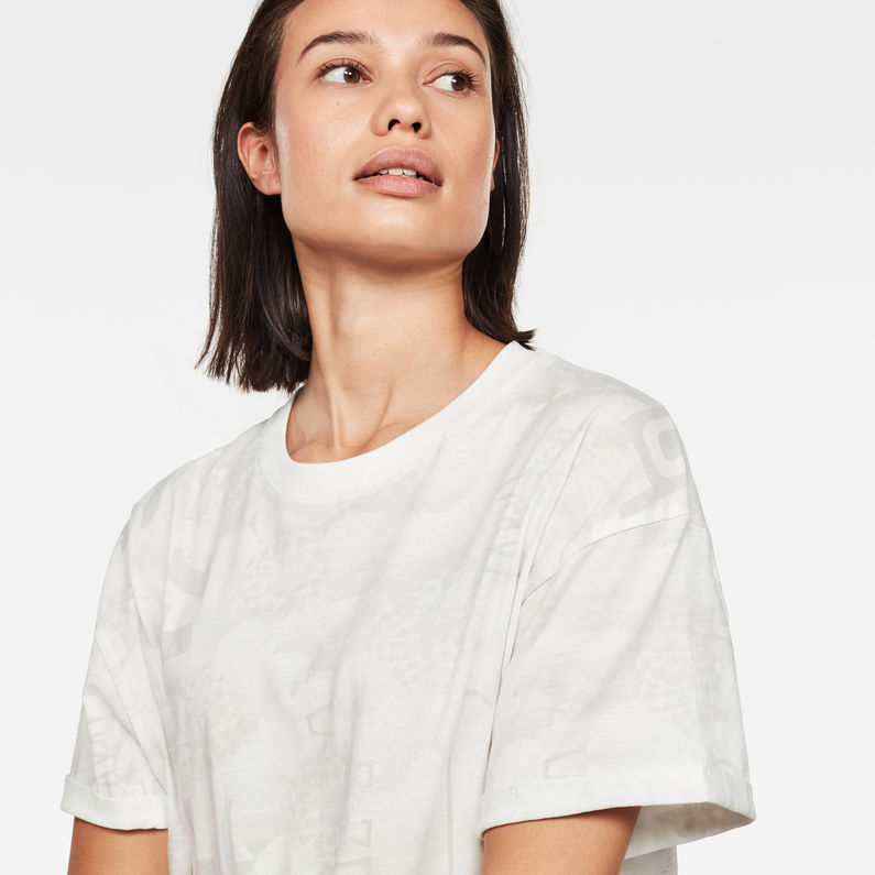G-Star RAW® Loose Allover Top White