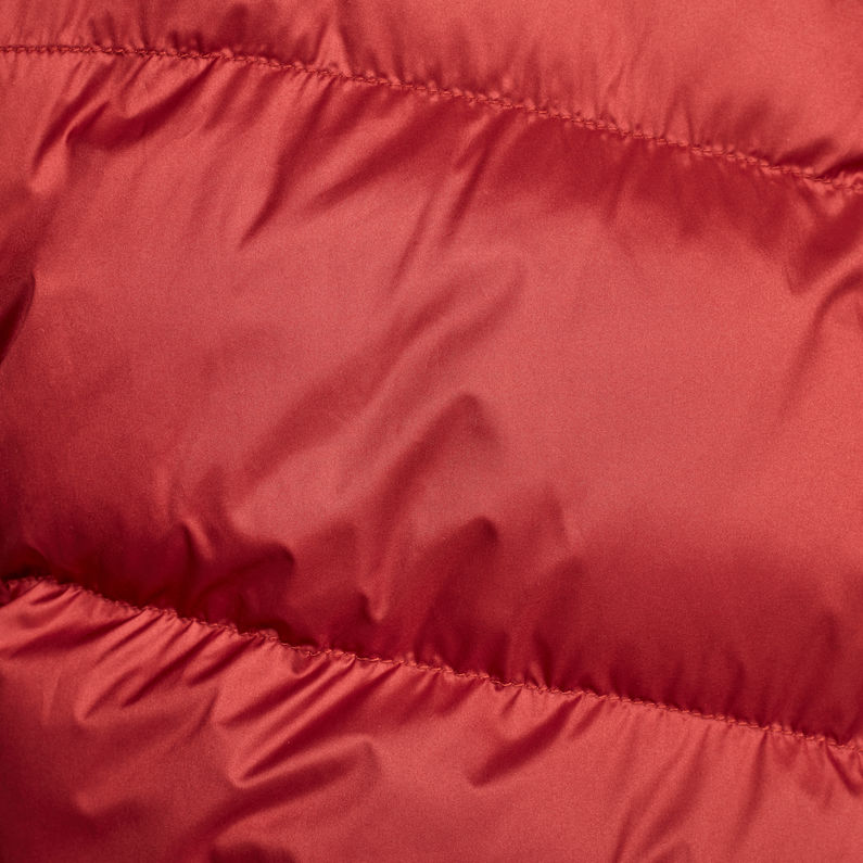 G-STAR® Whistler Hooded Weste Rot fabric shot