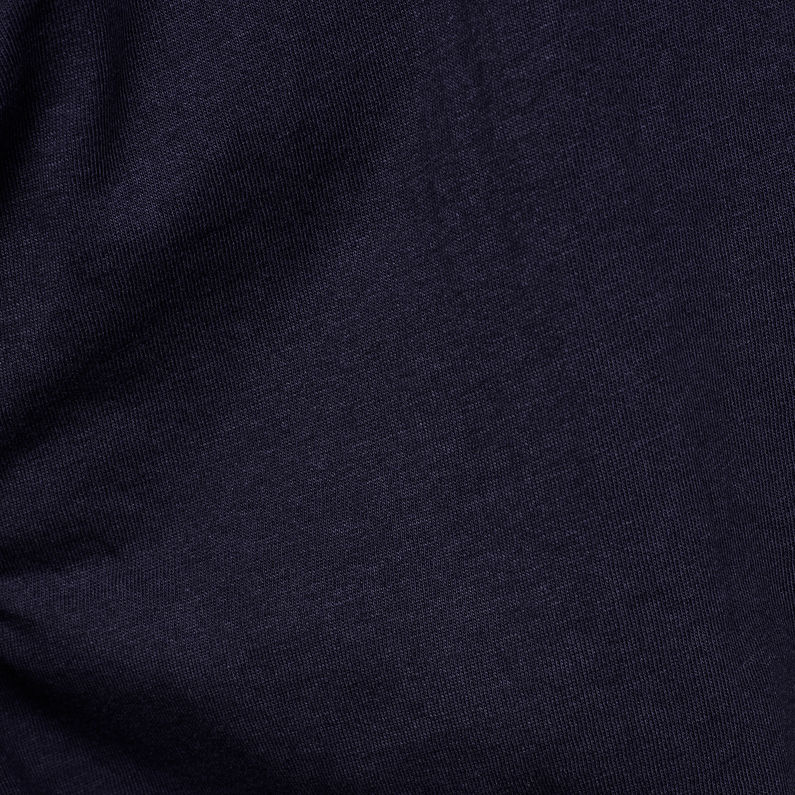 G-Star RAW® G-Star Stacked Logo Top Dark blue fabric shot