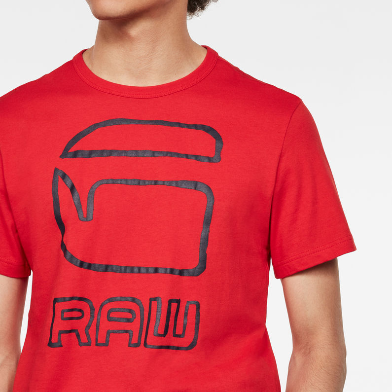 G-Star RAW® T-Shirt Graphic GR Rouge