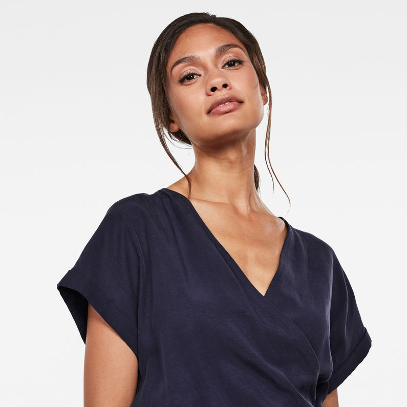 G-Star RAW® Wrap dress Dark blue