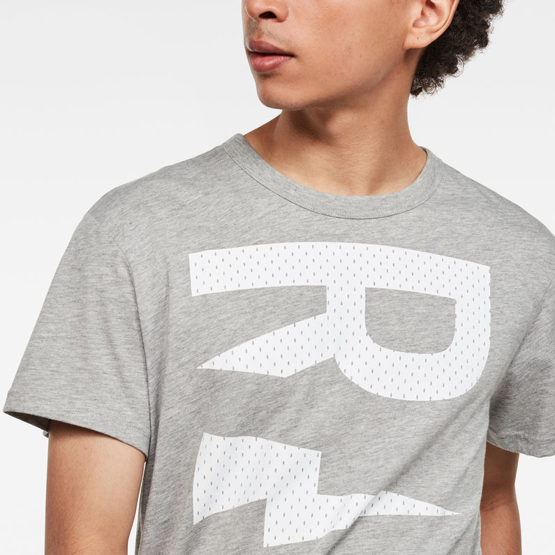 G-Star RAW® Graphic 5 T-Shirt Gris detail shot
