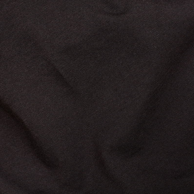 G-Star RAW® RAW. Stacked Logo T-Shirt Black fabric shot