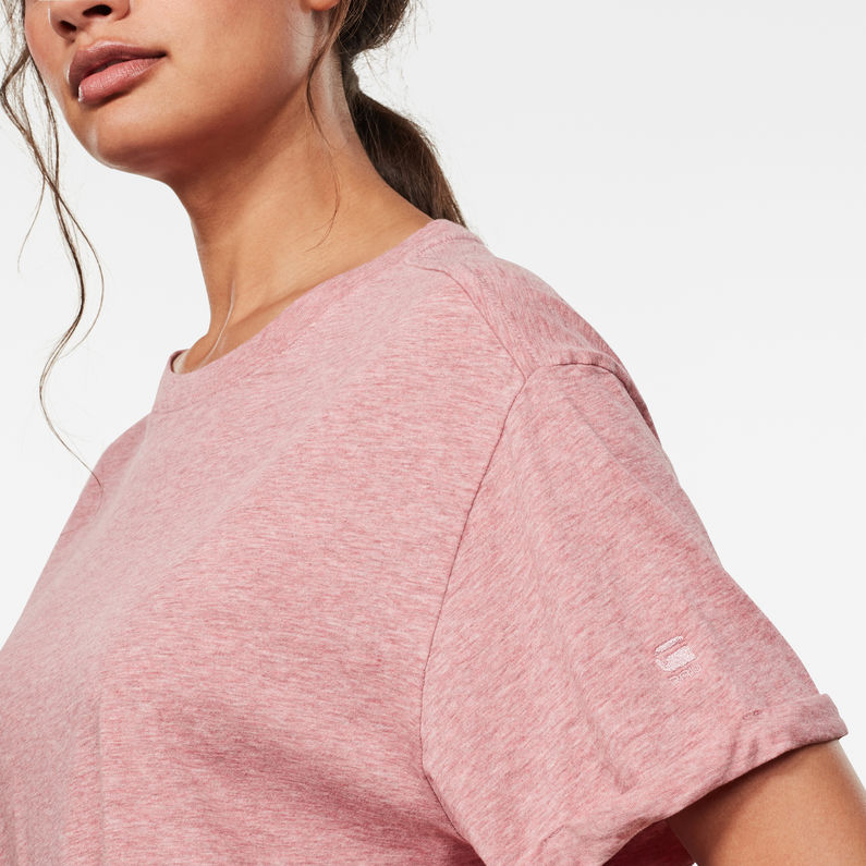 G-Star RAW® Lash Fem Loose T-Shirt Pink detail shot