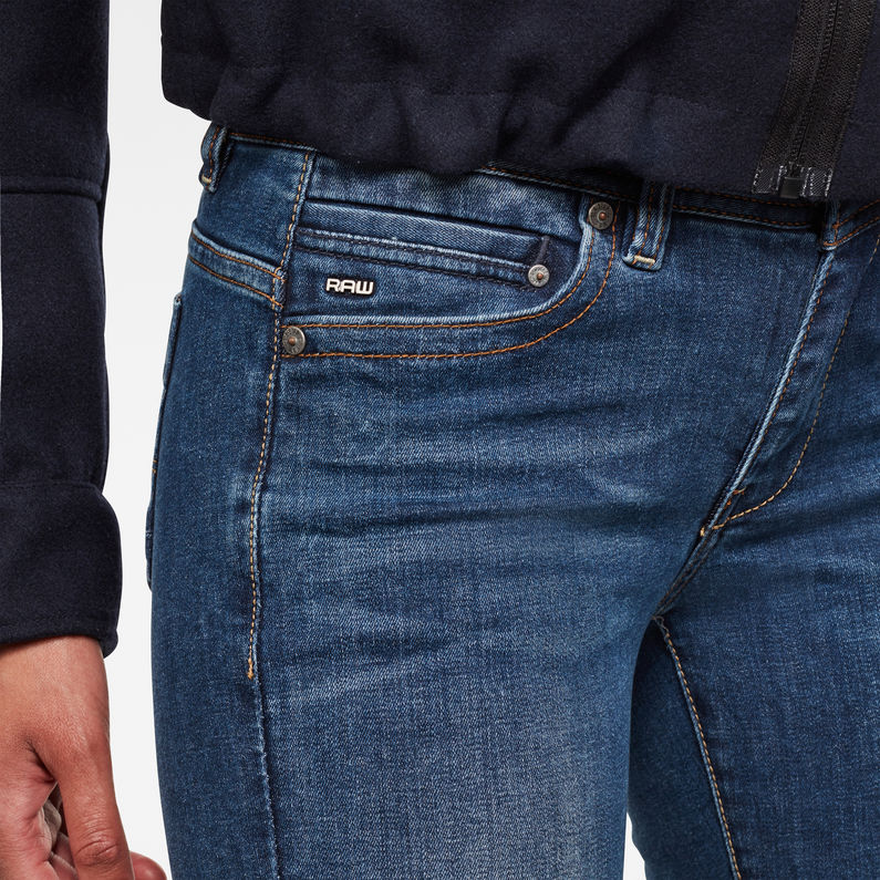 G-Star RAW® Midge Saddle Straight Jeans Bleu moyen