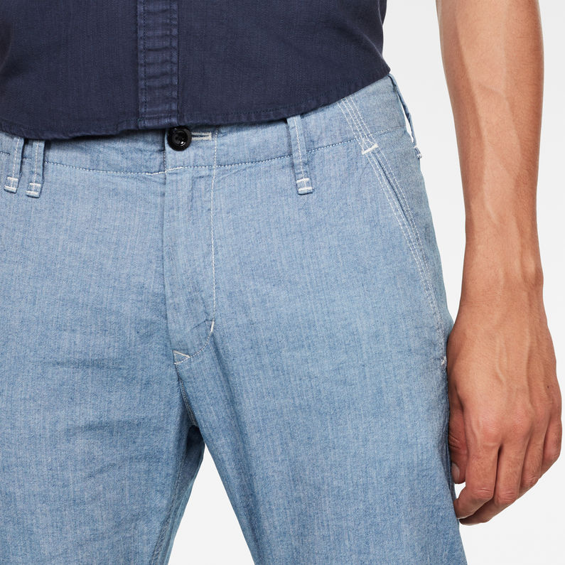 G-Star RAW® Vetar Slim Chino Light blue detail shot