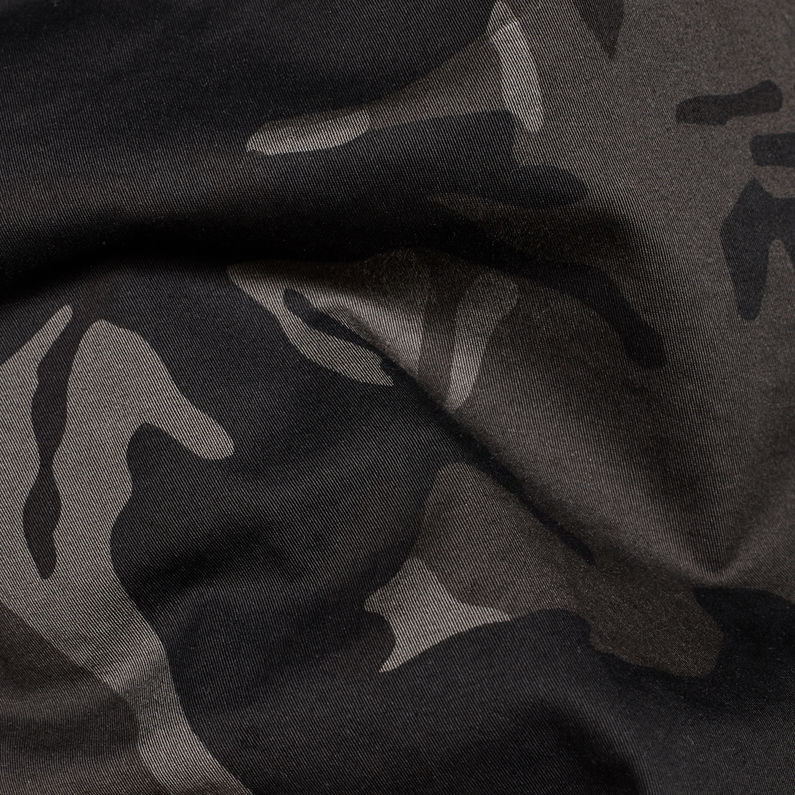 G-STAR® Rovic Zip 3D Straight Tapered Hose Grau fabric shot