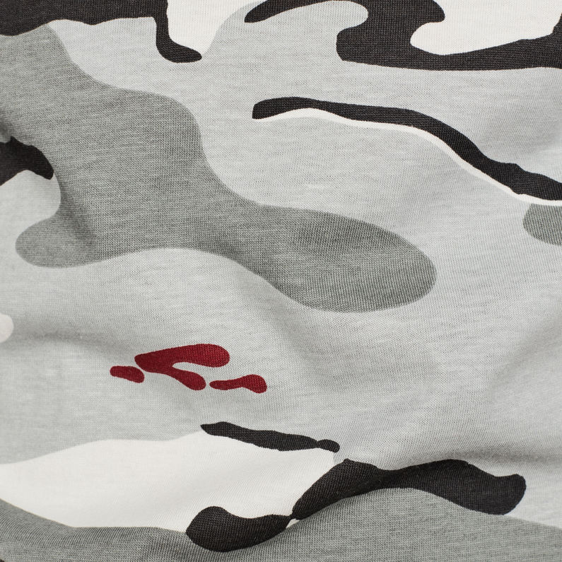 G-Star RAW® Circle Camo AOP T-Shirt Multi color fabric shot