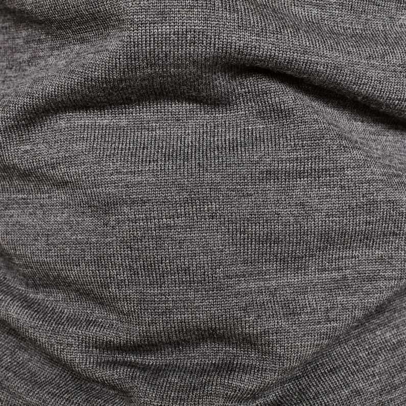 G-STAR® Premium Basic Knitted Sweater グレー fabric shot