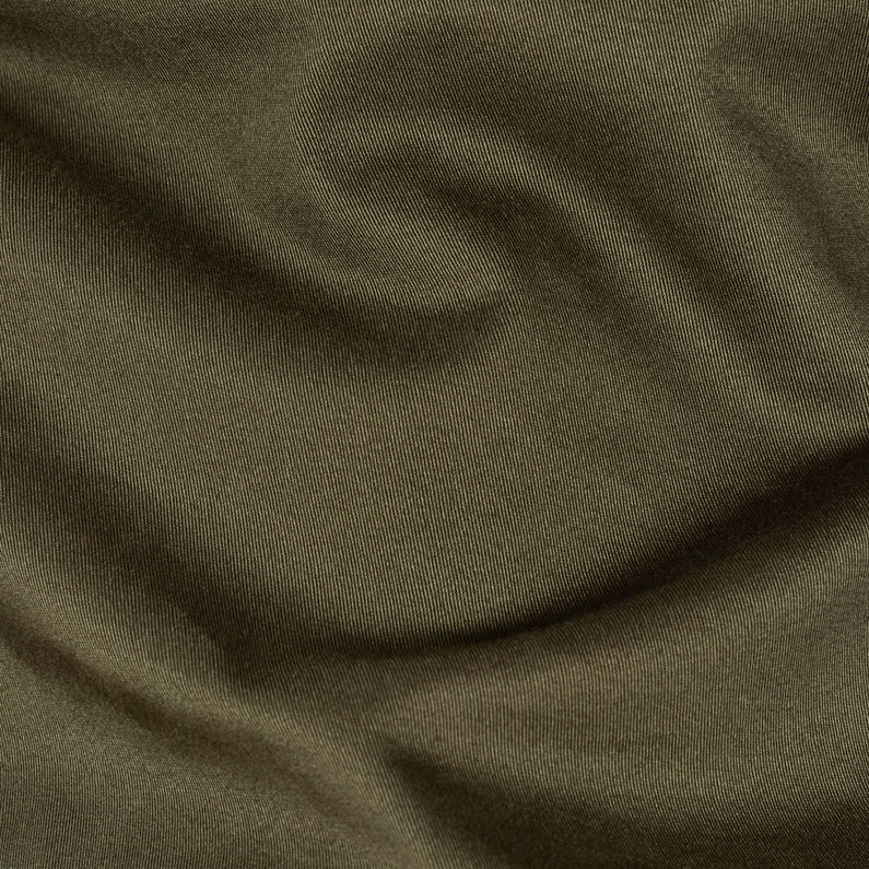 G-Star RAW® Pantalon 3D Cargo Straight Tapered Vert fabric shot