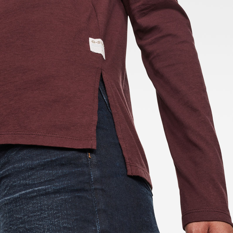 G-Star RAW® Core Straight Top Purple detail shot