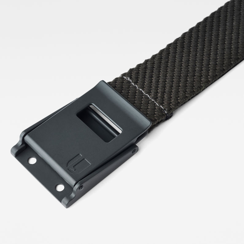 G-Star RAW® Ceinture Xemy Webbing Gris detail shot buckle