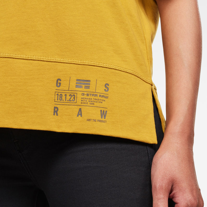 G-Star RAW® Carrn Loose Funnel Top Grün detail shot