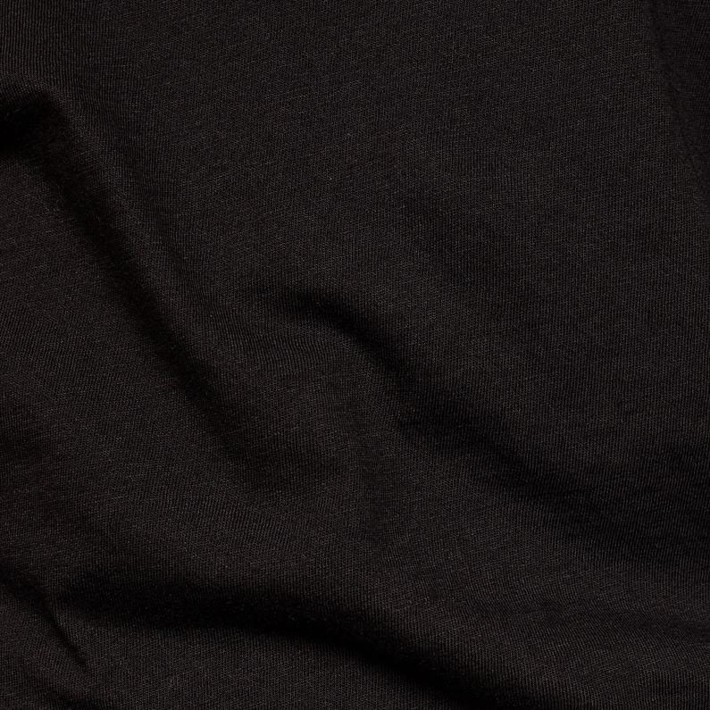 G-Star RAW® Haut Core Straight Noir fabric shot