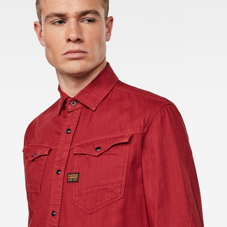 G-STAR® Arc Slim Hemd Rot