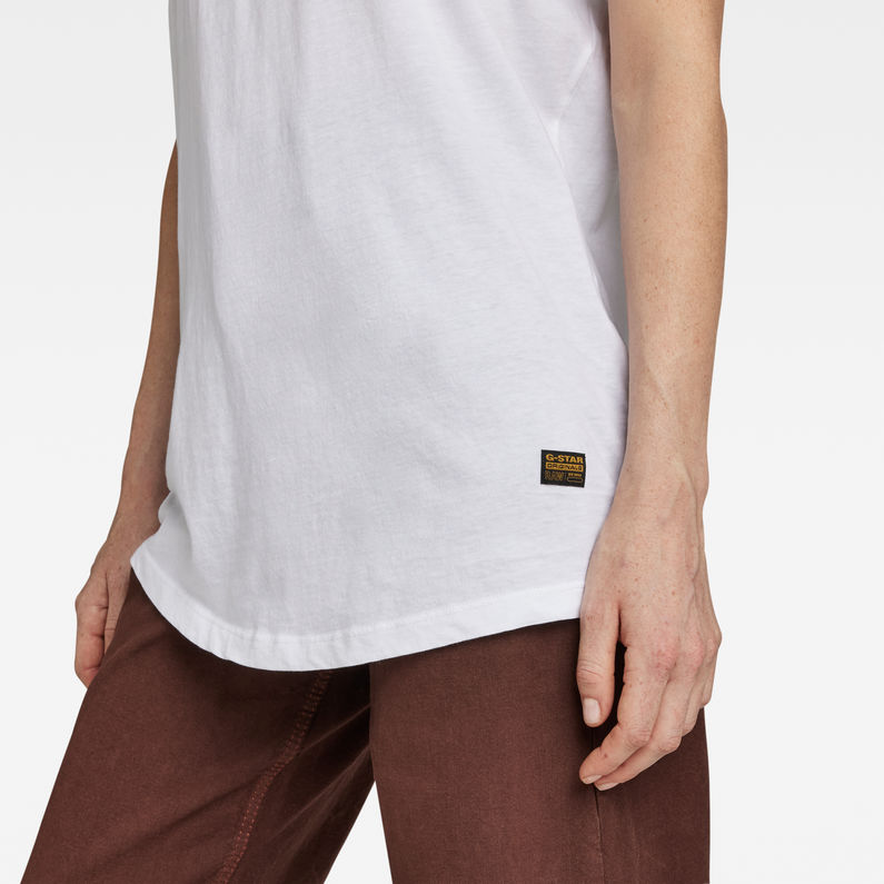 G-Star RAW® Lash Fem Loose Top Weiß detail shot