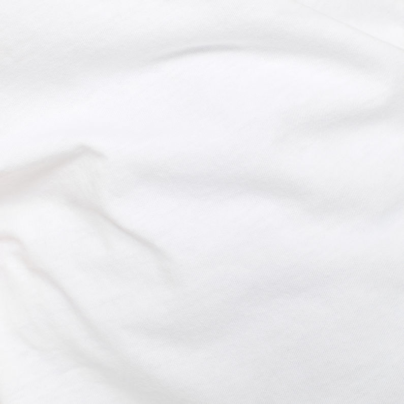 G-Star RAW® Flag Graphic T-Shirt White fabric shot