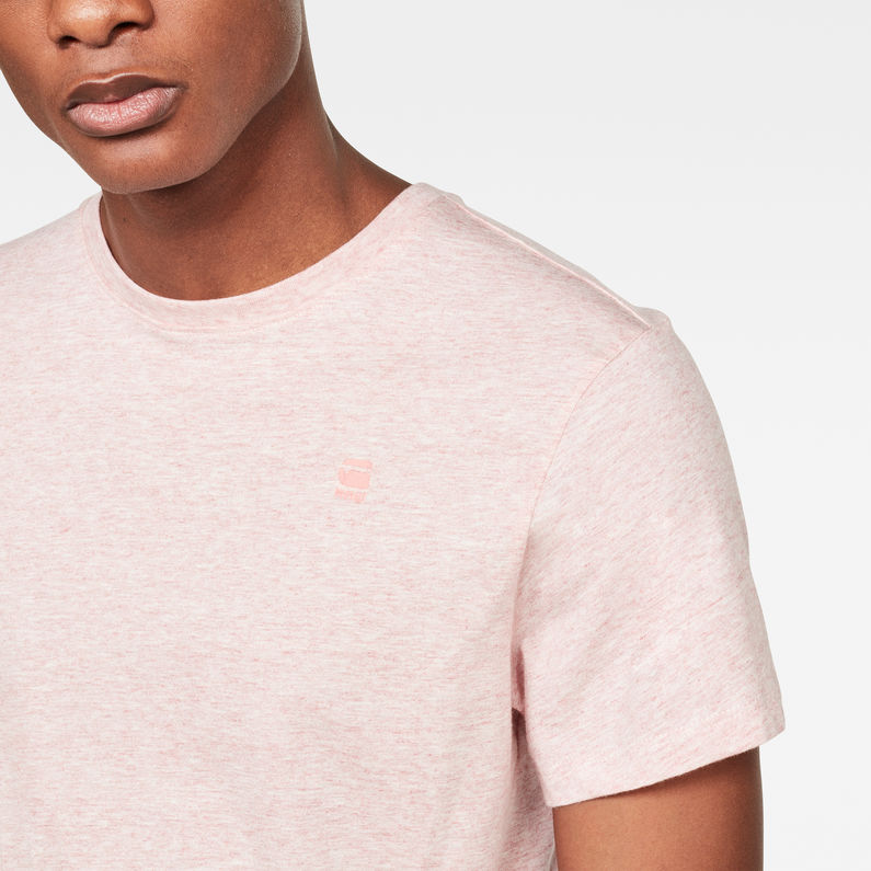 G-Star RAW® Camiseta Base-S Rosa detail shot