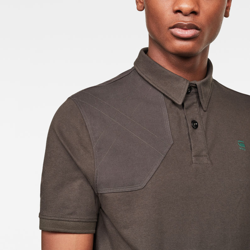 G-Star RAW® Hunting Patch Polo Grey