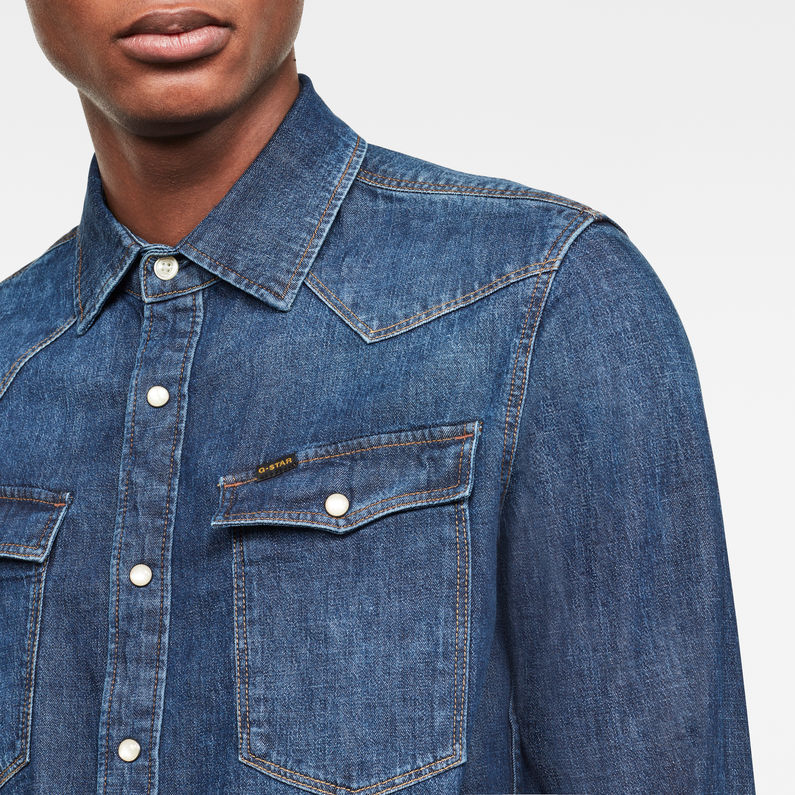 g star raw denim shirt