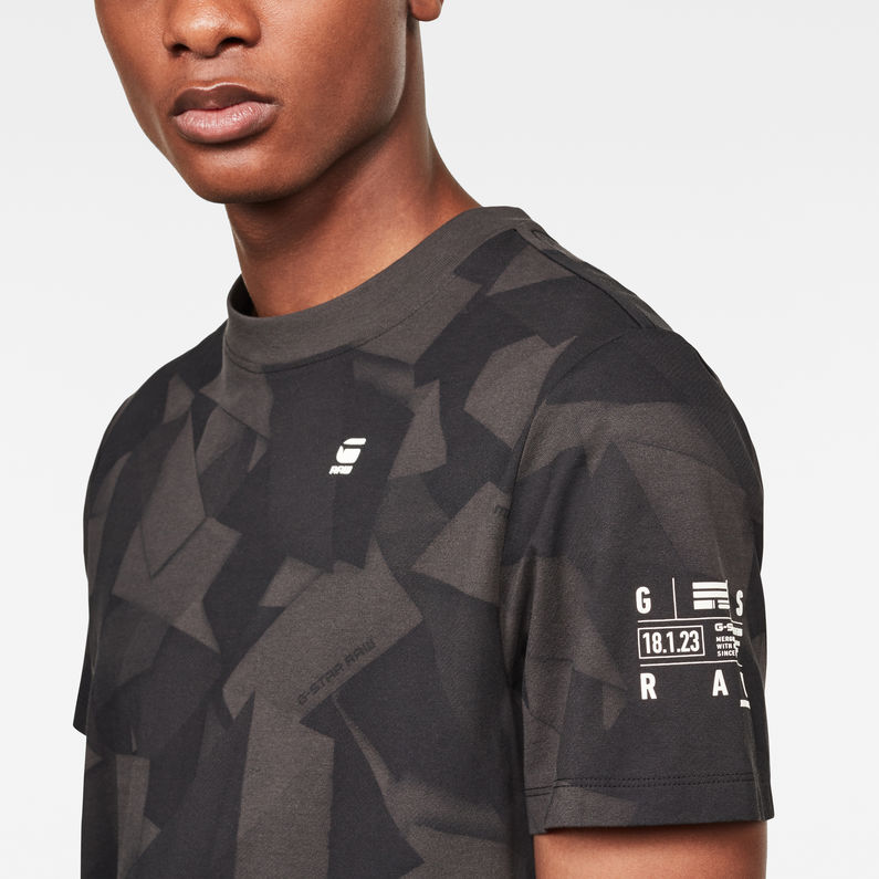 G-STAR® Tape Camo AOP T-Shirt Black