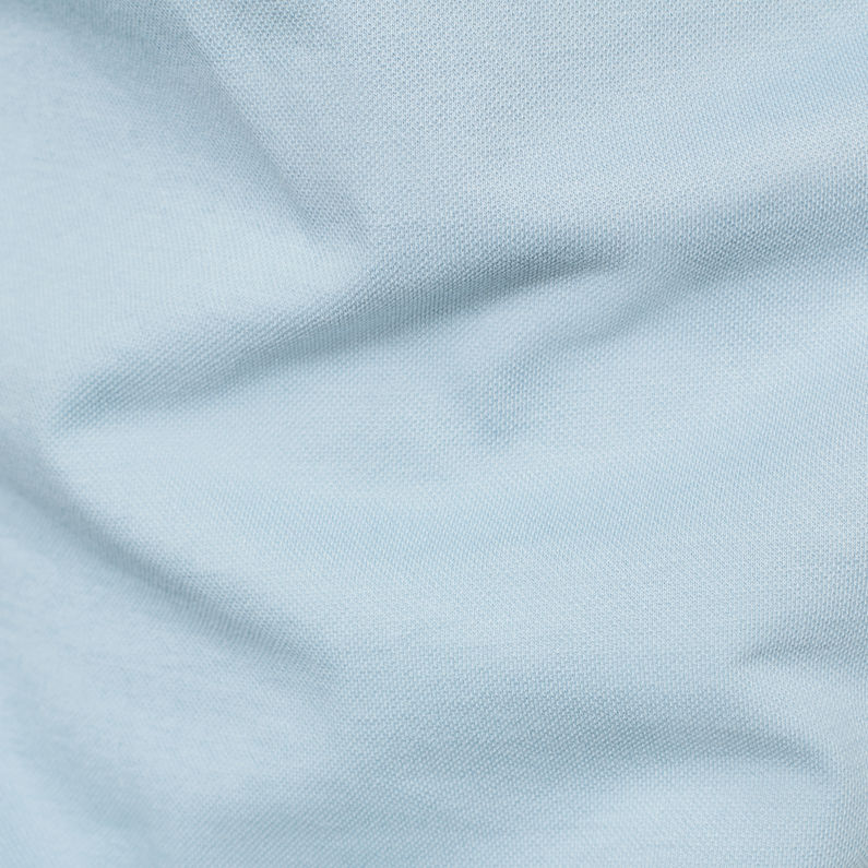 G-STAR® Polo Oluv Slim Azul claro fabric shot