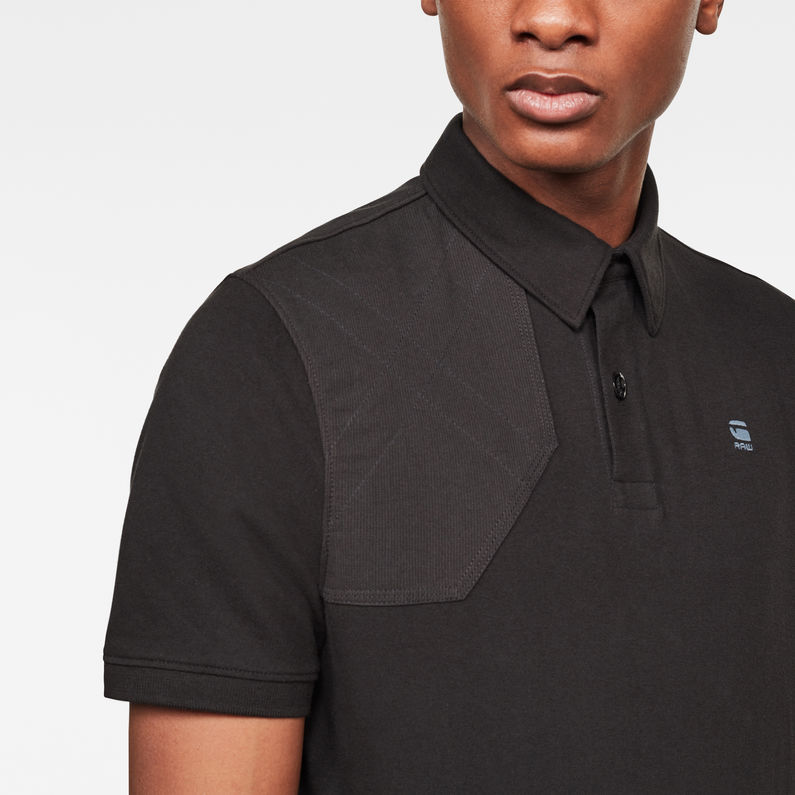 G-Star RAW® Hunting Patch Poloshirt Schwarz
