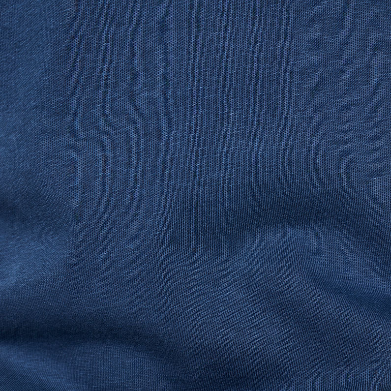 G-Star RAW® T-shirt Hunting Patch Bleu foncé fabric shot
