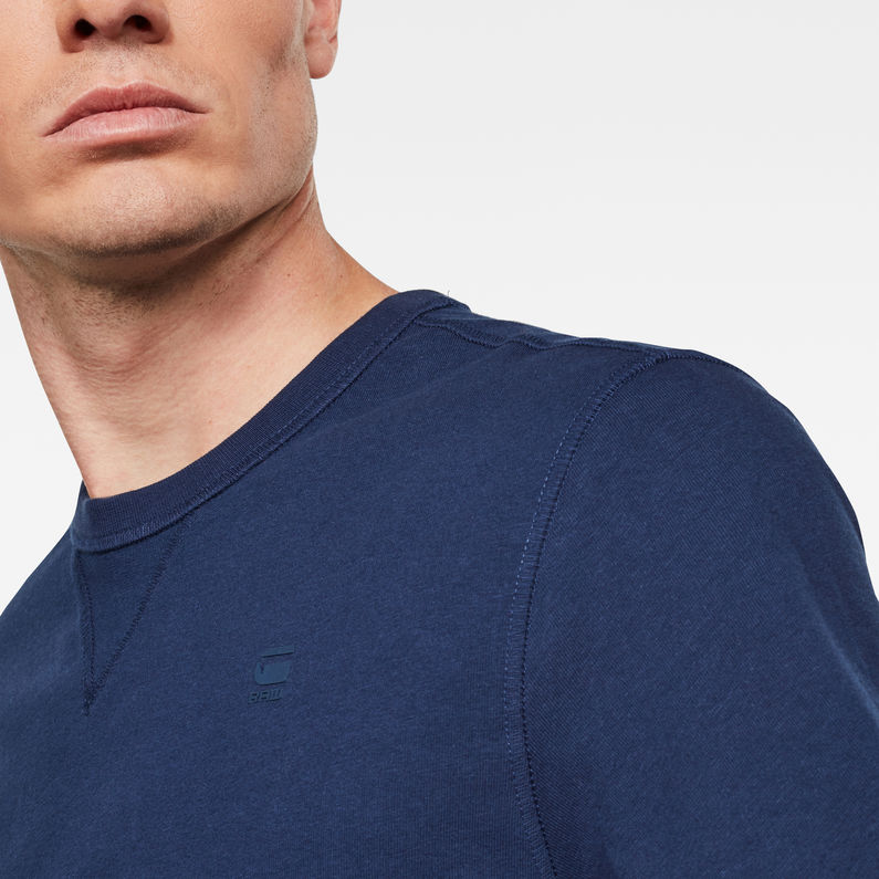 G-Star RAW® Premium Core T-Shirt Dark blue detail shot