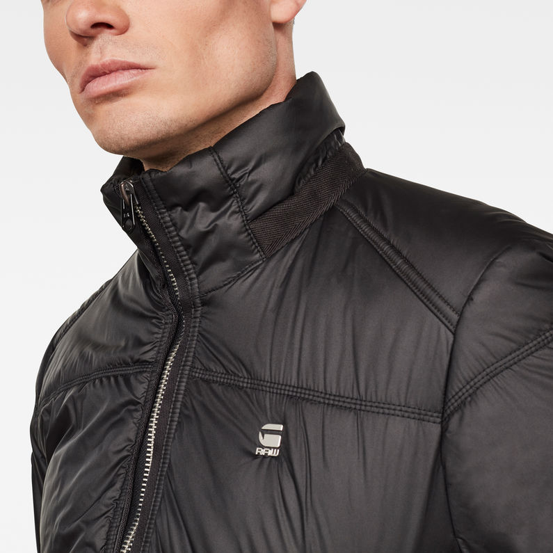 G-Star RAW® Meefic Quilted Jacket Black detail shot
