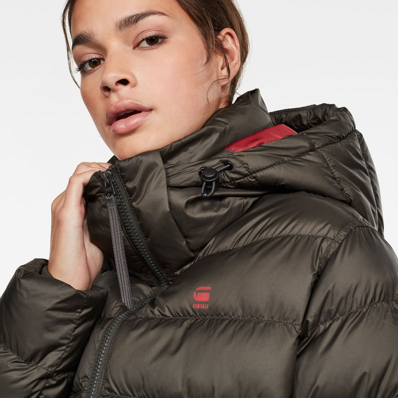 G-Star RAW® Whistler Hooded Puffer Jacket Grey