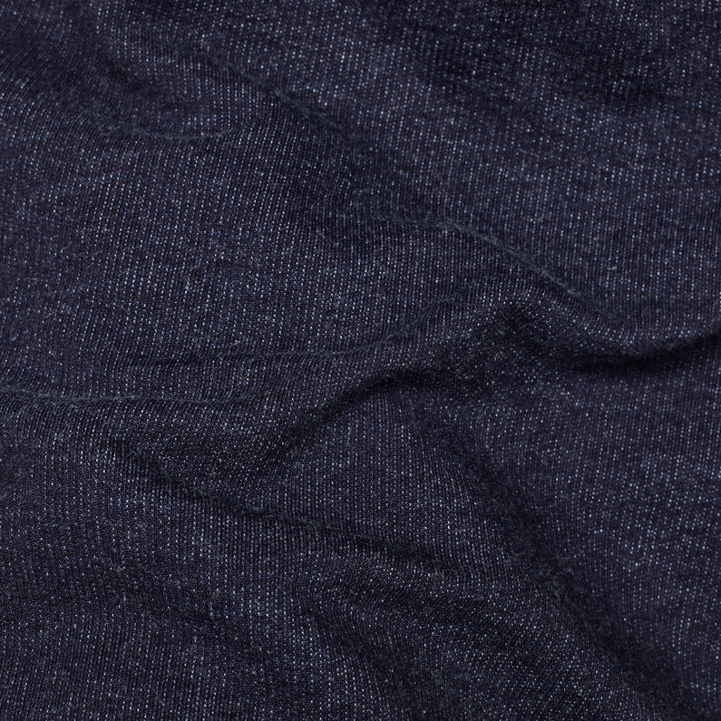 G-Star RAW® Indigo Washed Sweater Dark blue fabric shot