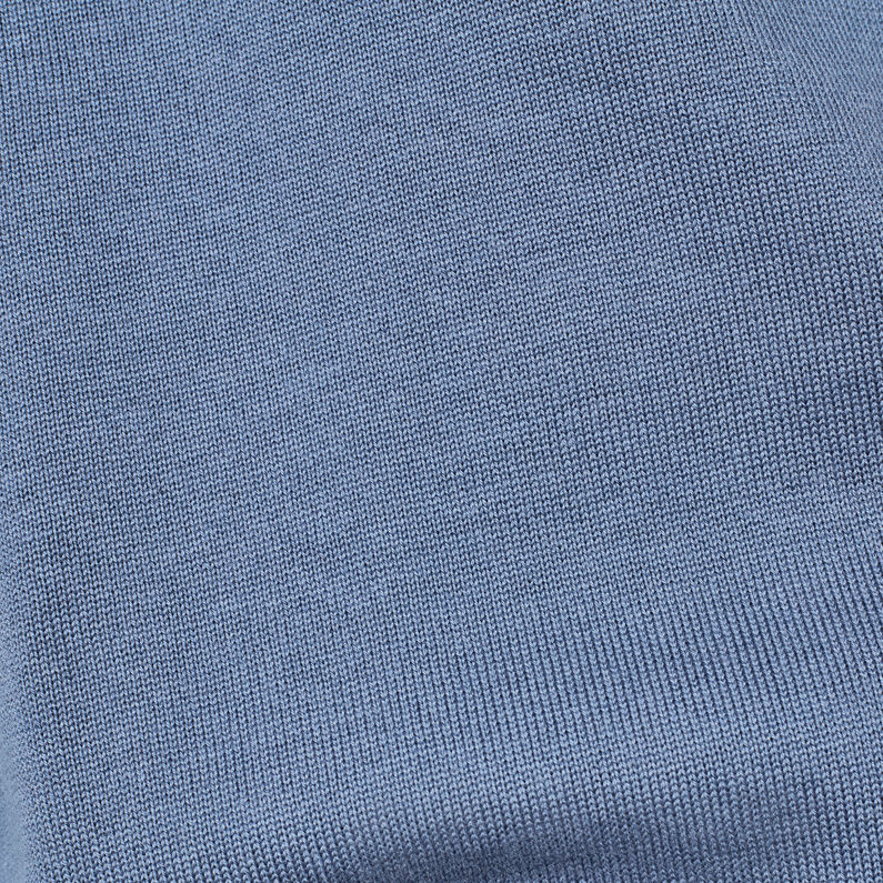 G-Star RAW® Premium Basic Knit Bleu clair fabric shot