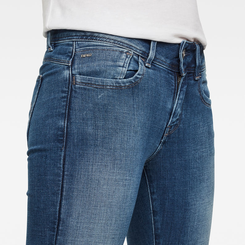 G-STAR® Lynn D-Mid Super Skinny Jeans Mittelblau