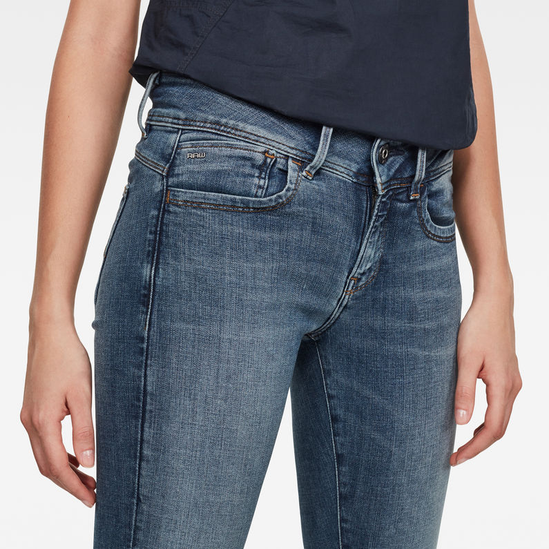 G-STAR® Lynn D-Mid Super Skinny Jeans Midden blauw